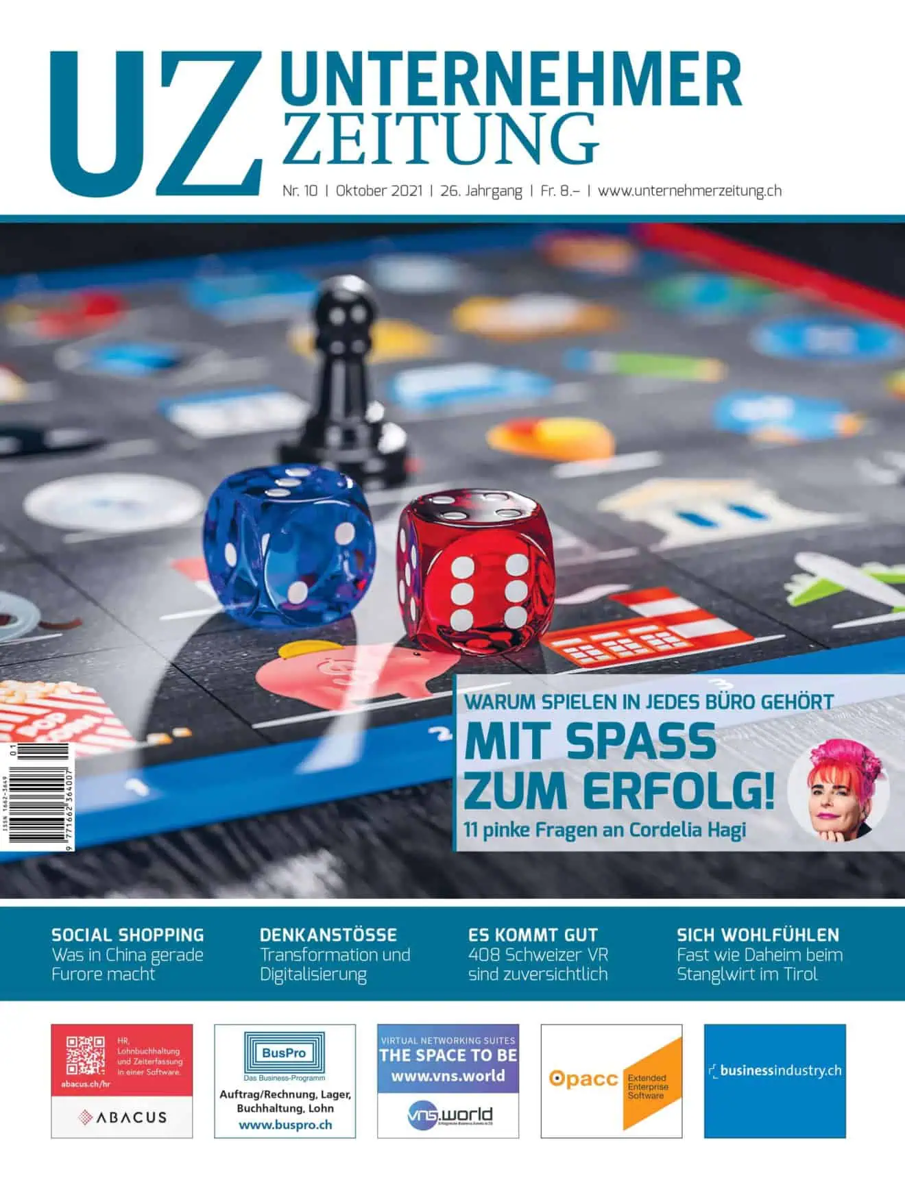 Titelseite UnternehmerZeitung